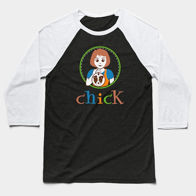 Chick Baseball T-Shirt by Toogoo